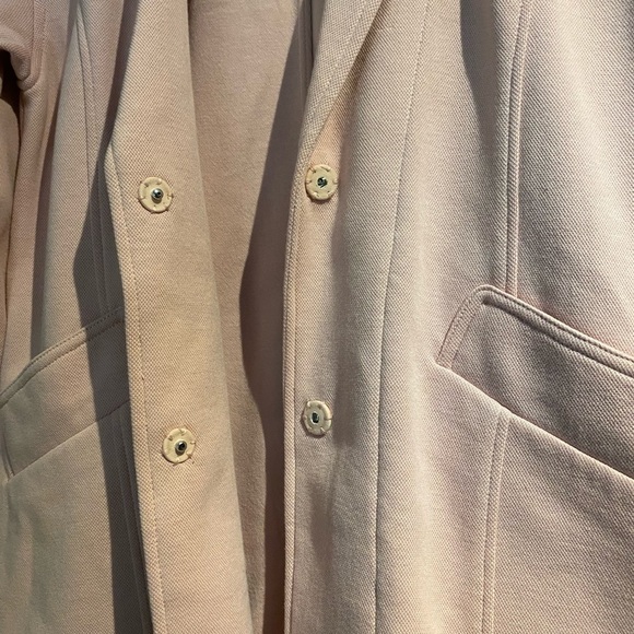 NWOT Pink Cotton Roll Up Jacket - Picture 9 of 10